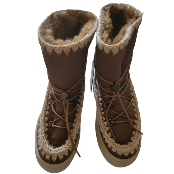 Free People MOU Lunar Landing Snow Platform Boots Size/38 - Picture 7 of 10